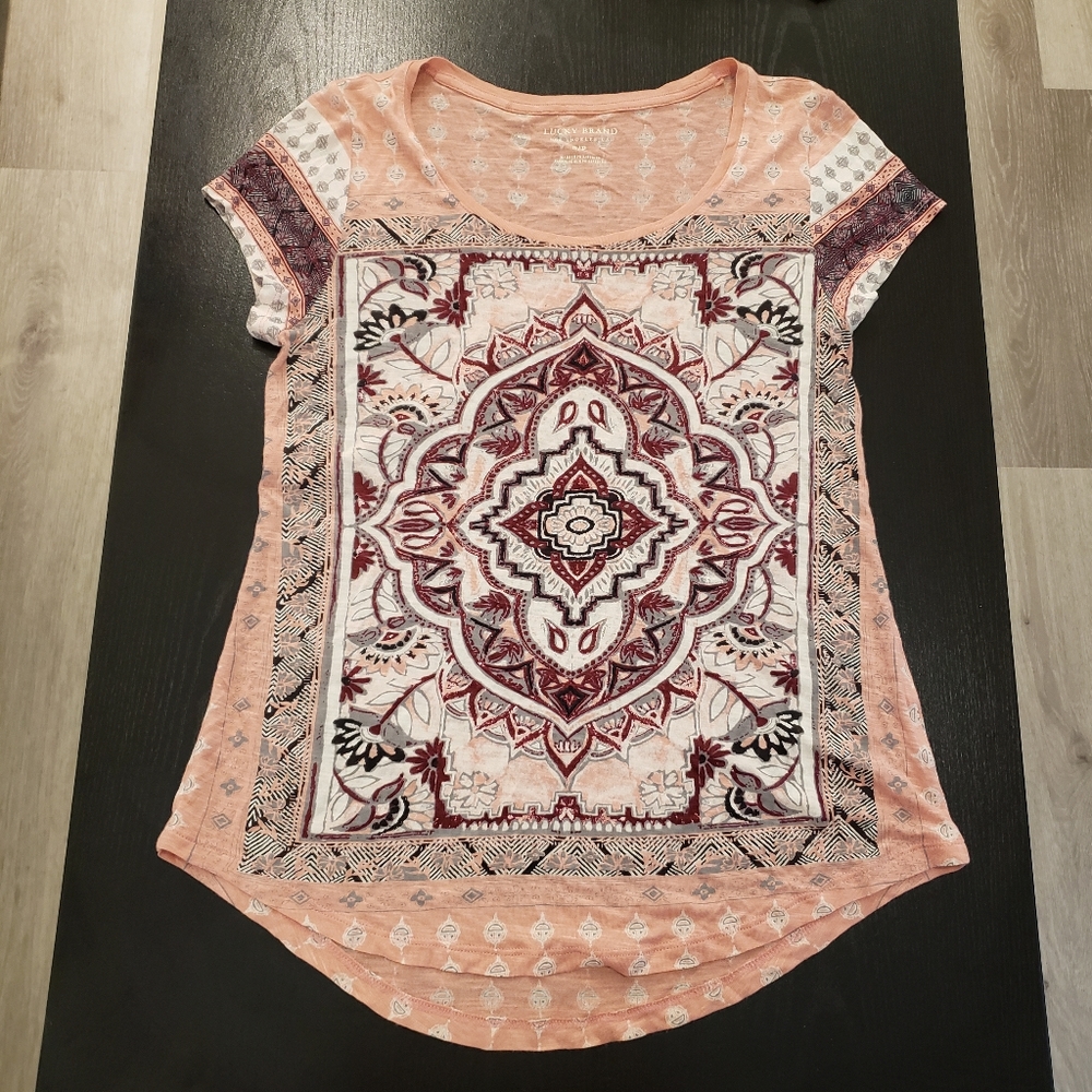 LUCKY BRAND Persian Carpet Graphic Tee - Picture 3 of 7